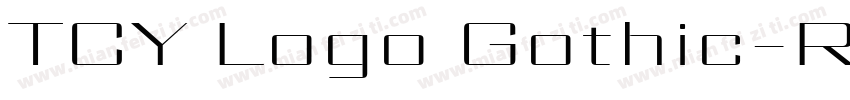 TCY Logo Gothic-Reg字体转换